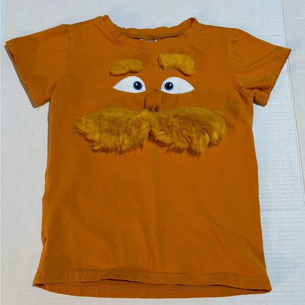 ComfyCamper Orange Mustache Costume T Shirt - for Girls or Boys